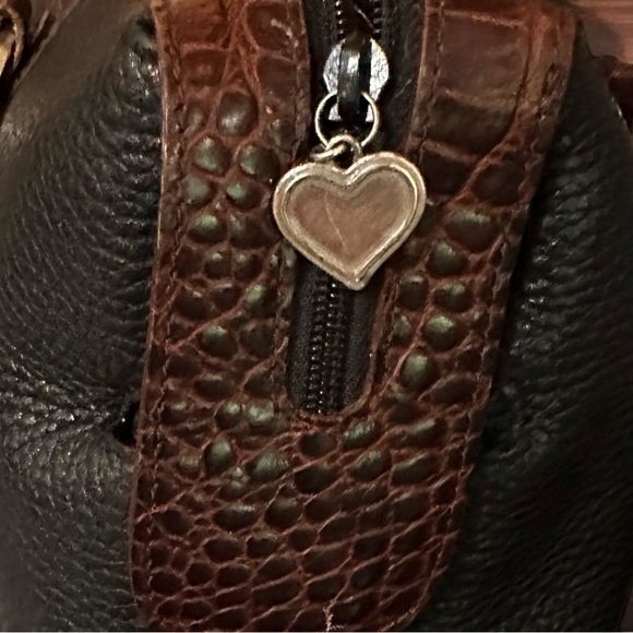 Brighton Black/Brown high quality leather large handbag. - Picture 6 of 7